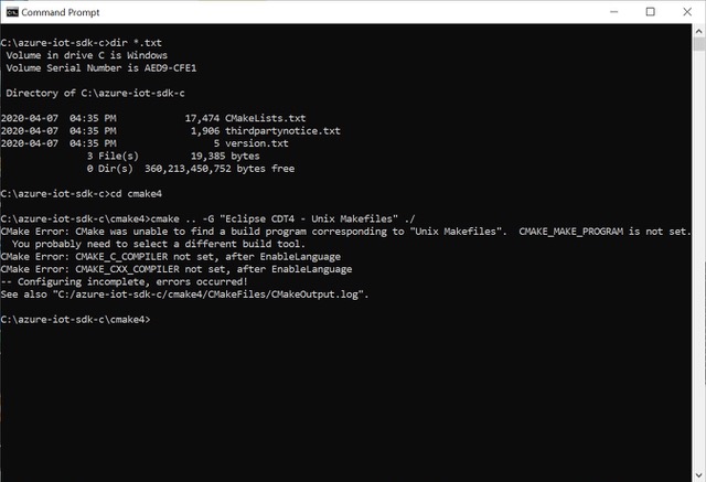 Cmake Eclipse Command Line Errors 0.jpeg